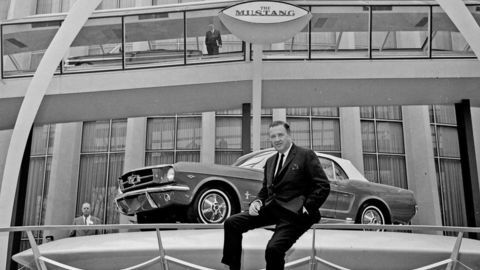Thumb 1964 ford mustang at worlds fair with henry ford ii