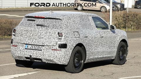 Thumb ford meb based electric crossover prototype spy shots february 2023 exterior 010