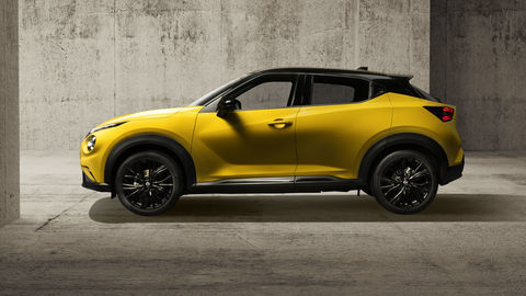 Thumb juke mc 2024   exterior   iconic yellow body color   n sport   profile view