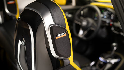 Thumb juke mc 2024   interior  iconic yellow body color   n sport   bose speakers on seats