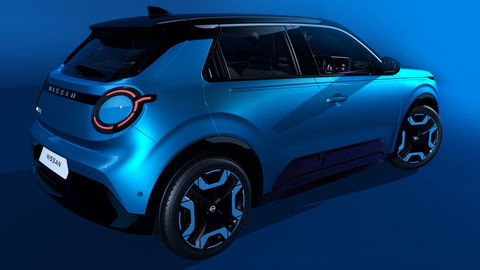 Thumb 4 rear view low in gear blue color