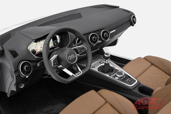 Puristisch, sportlich und clean ?  Audi zeigt neues TT-Interieur auf der CES