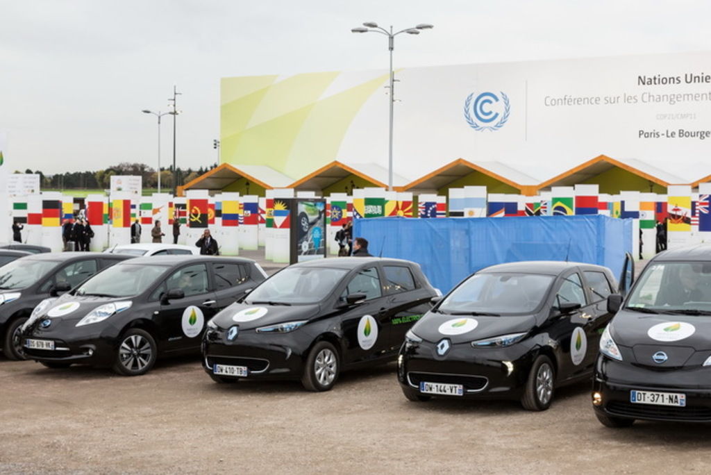 Content the renault nissan alliance electric fleet on the bourget parking lot    credit olivier martin gambier