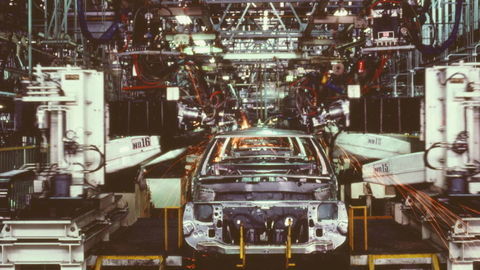 Thumb mazda assembly line