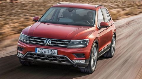 Thumb euro market volkswagen tiguan front three quarters in motion