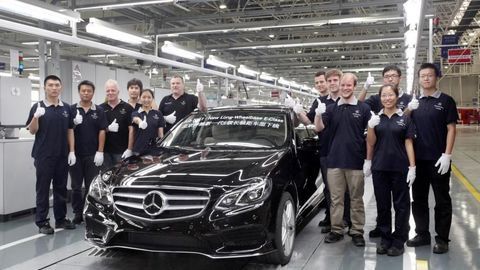 Thumb mercedes e class long wheelbase production china