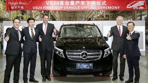 Thumb mercedes benz v class china 1