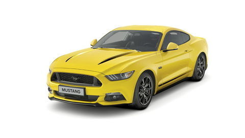 Thumb ford mustang black s 2