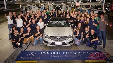 Štvrťmiliónty Mercedes-Benz z Maďarska