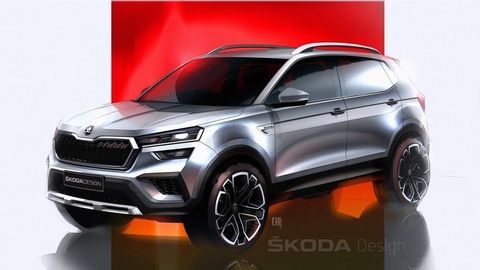 Škoda Kushaq: Oficiálne skice malého SUV pre Indiu