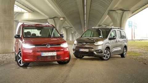 VIDEOTEST Volkswagen Caddy 2.0 TDI a Toyota ProAce City Verso 1.5 D-4D