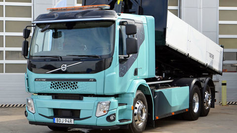 V Senci predviedli e-truck Volvo