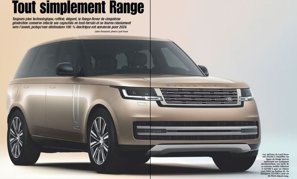 Novy Range Rover 2022