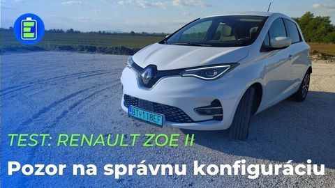 VIDEOTEST Renault ZOE II 52 kWh: Pozor na správnu konfiguráciu auta