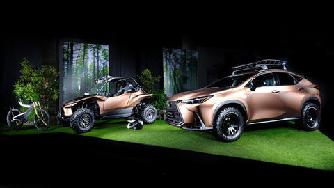 Lexus predstavil dve terénne štúdie. Jedna z nich má spaľovací motor na vodík