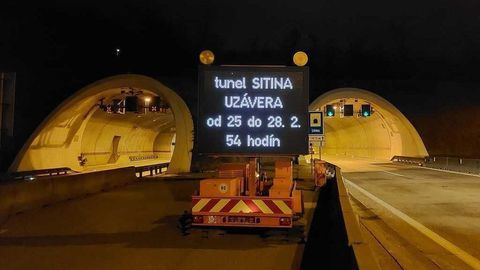 Najvyťaženejší tunel na Slovensku bude koncom februára uzatvorený 54 hodín