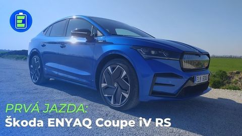 JAZDA Škoda ENYAQ Coupe iV RS: 3x naj pre Škodovku (VIDEO)