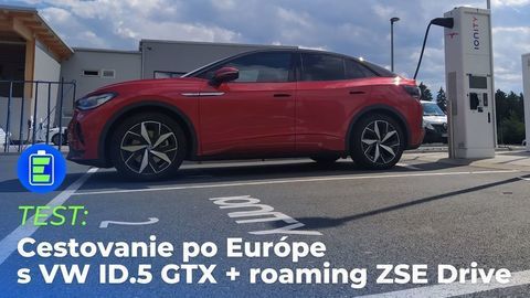 Cestovanie po Európe s elektrickým Volkswagen ID.5 GTX a roamingom ZSE Drive (VIDEO)