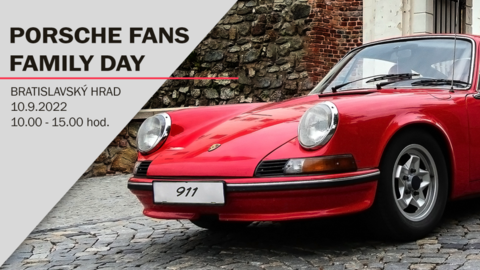Porsche Fans Family Day 2022: Kultové autá mieria na Bratislavský hrad. Príďte sa pozrieť