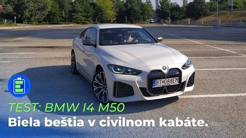 VIDEOTEST BMW i4 M50: Biela beštia v civilnom kabáte