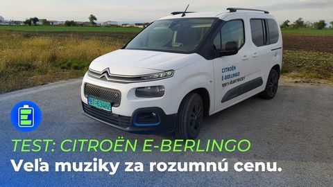 VIDEOTEST Citroën e-Berlingo: Veľa muziky za rozumnú cenu