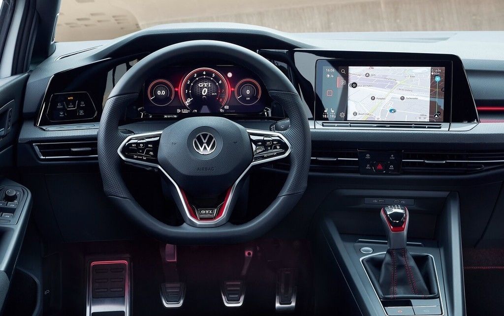 VW dotykový volant