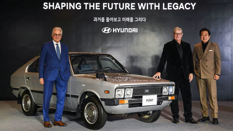 Hyundai požiadal Giugiara oživiť Pony Coupé