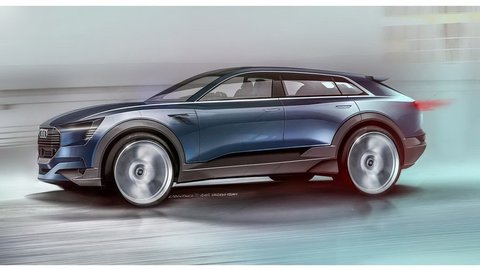 Audi Audi e tron quattro concept uvidíme vo Frankfurte