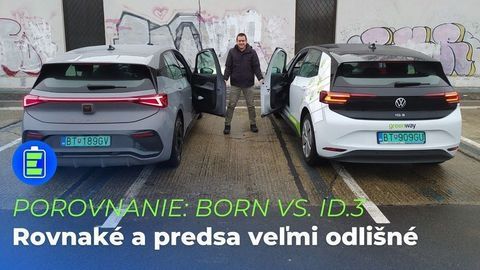 POROVNANIE Cupra Born a VW ID.3: Rovnaké a predsa veľmi odlišné (VIDEO)
