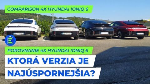 Porovnanie spotreby Hyundai IONIQ 6: Štyri rôzne verzie na trase BA-KE a bez nabíjania? (VIDEO)