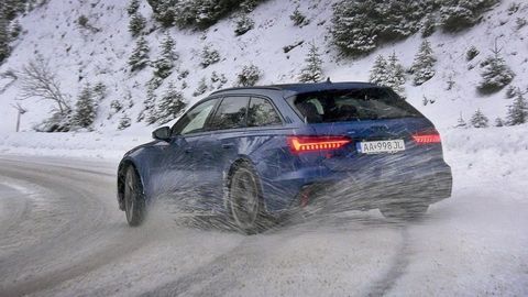 Audi RS6 Performance 2024: Zviera, ale krásne ovládateľné na snehu (VIDEOTEST)