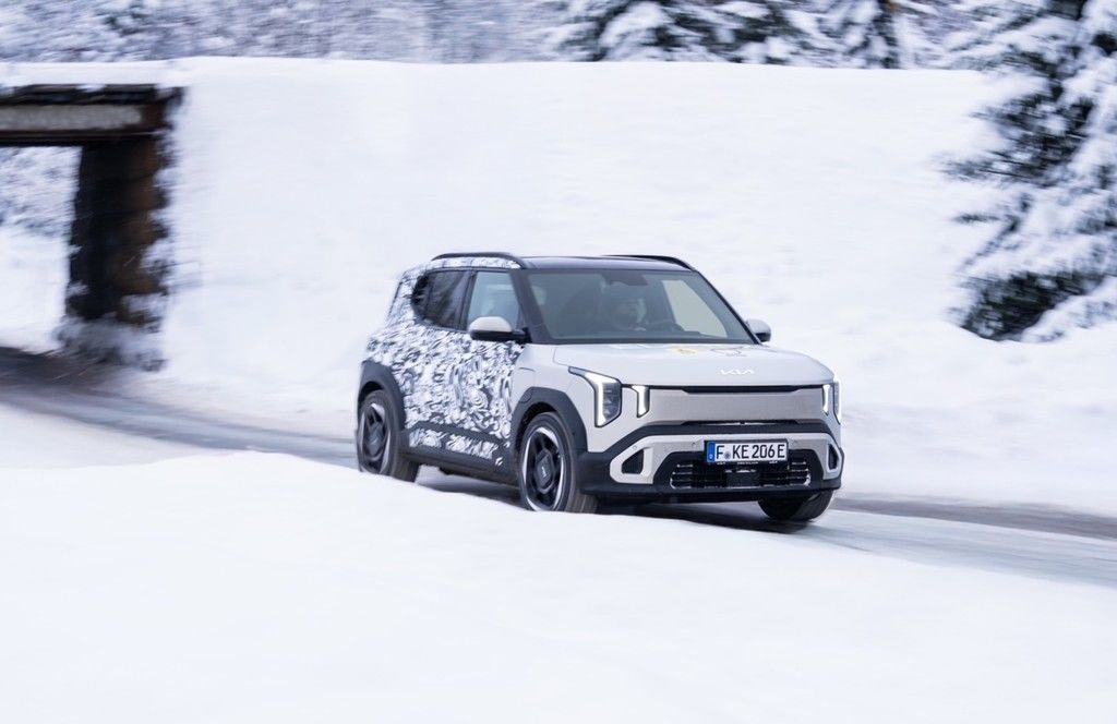 kia ev2 test v zime