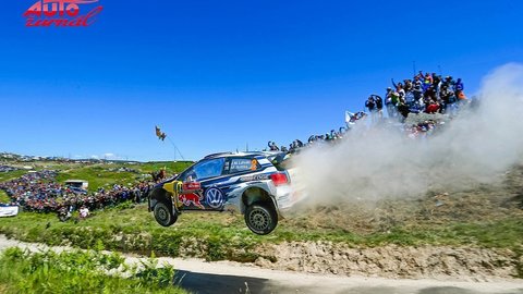 Jari-Matti Latvala v Portugalsku vyhral, Koči pre poruchu motora nedokončil