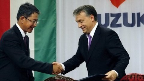 Maďarská fabrika Suzuki uzavrela partnerstvo s vládou