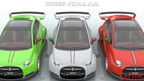 Lazzarini Design 550 Italia: Fiat 500 s V8 motorom od Ferrari