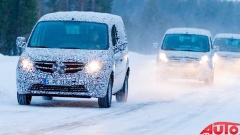 Mercedes testuje nový Citan pri polárnom kruhu