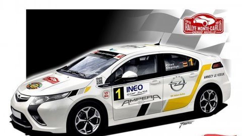 Opel Ampera do Rallye Monte Carlo