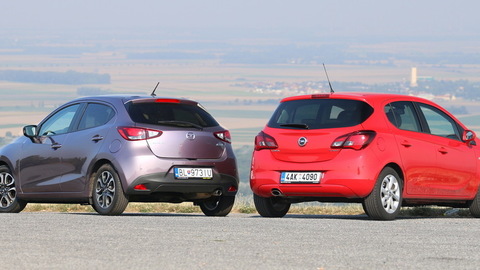 Mazda2 vs Opel Corsa: Východ alebo západ?