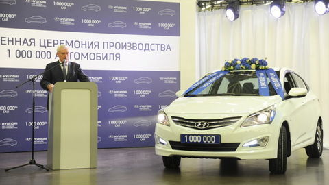 Miliónty Hyundai z Ruska