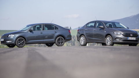 Škoda Rapid 1,2 TSI vs. Fiat tipo 1,4 16V porovnávací test