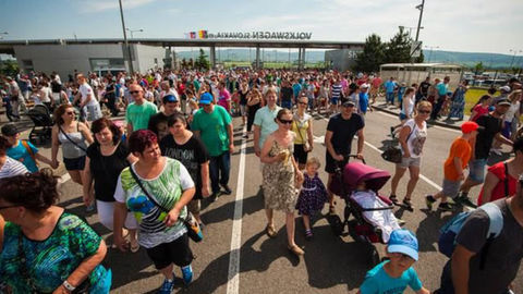 Volkswagen Slovakia zaznamenal rekordnú návštevnosť  