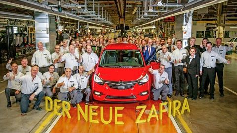 Modernizovaný Opel Zafira už začali vyrábať