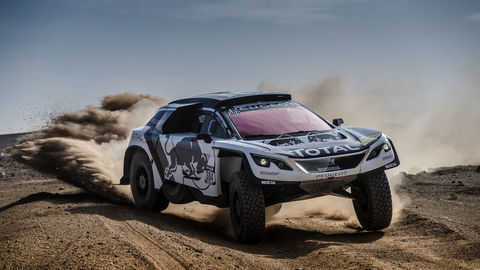 Dakarský Peugeot 3008 sa presadil už v Maroku