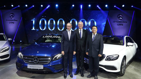 V Číne vyrobili miliónty Mercedes-Benz 