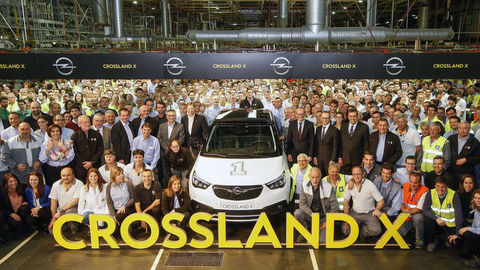 Prvý Opel Crossland X už zbehol z pása