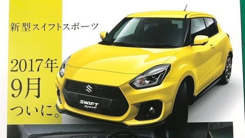 Suzuki Swift Sport má turbo, potvrdila reklamná brožúra