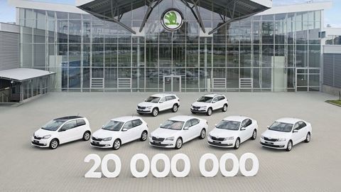 Škoda už vyrobila 20 miliónov áut