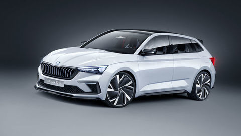 Škoda Vision RS je športovo ladený plug-in hybrid