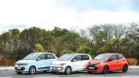 Renault Twingo vs Toyota Aygo vs VW up!: Trpaslíci si merajú sily