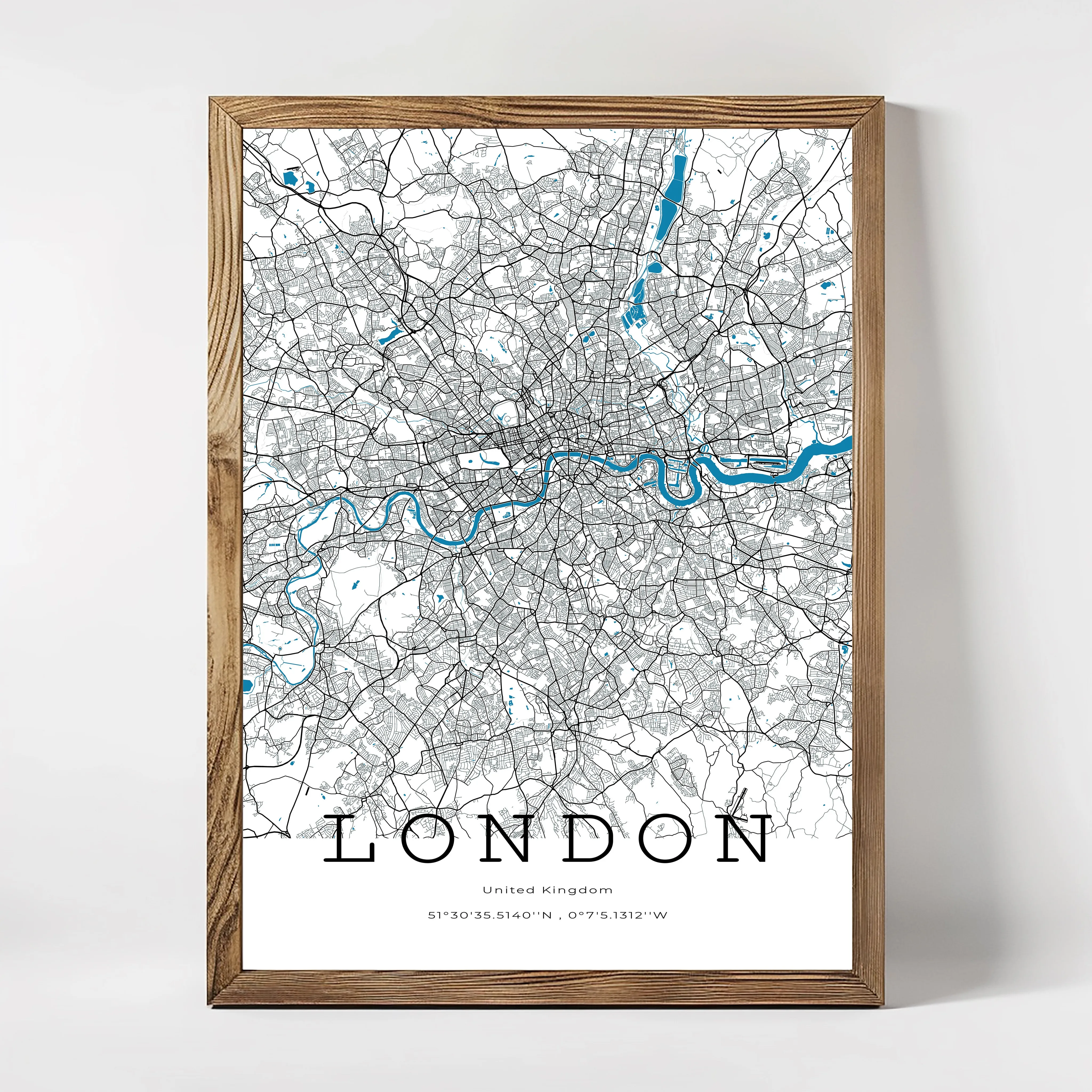 London City Map Poster